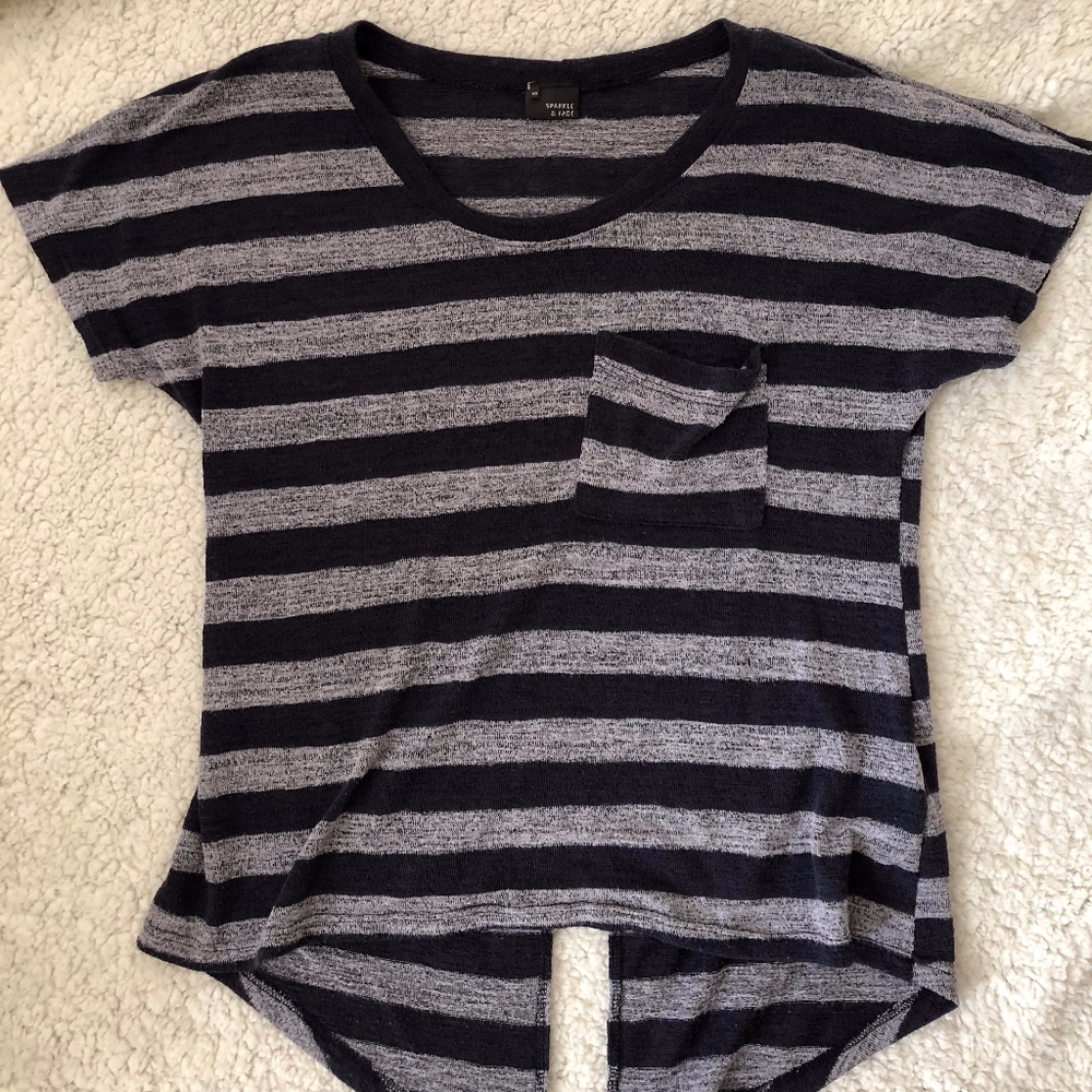 Urban Outfitters Vintage Short Sleeve Striped Top